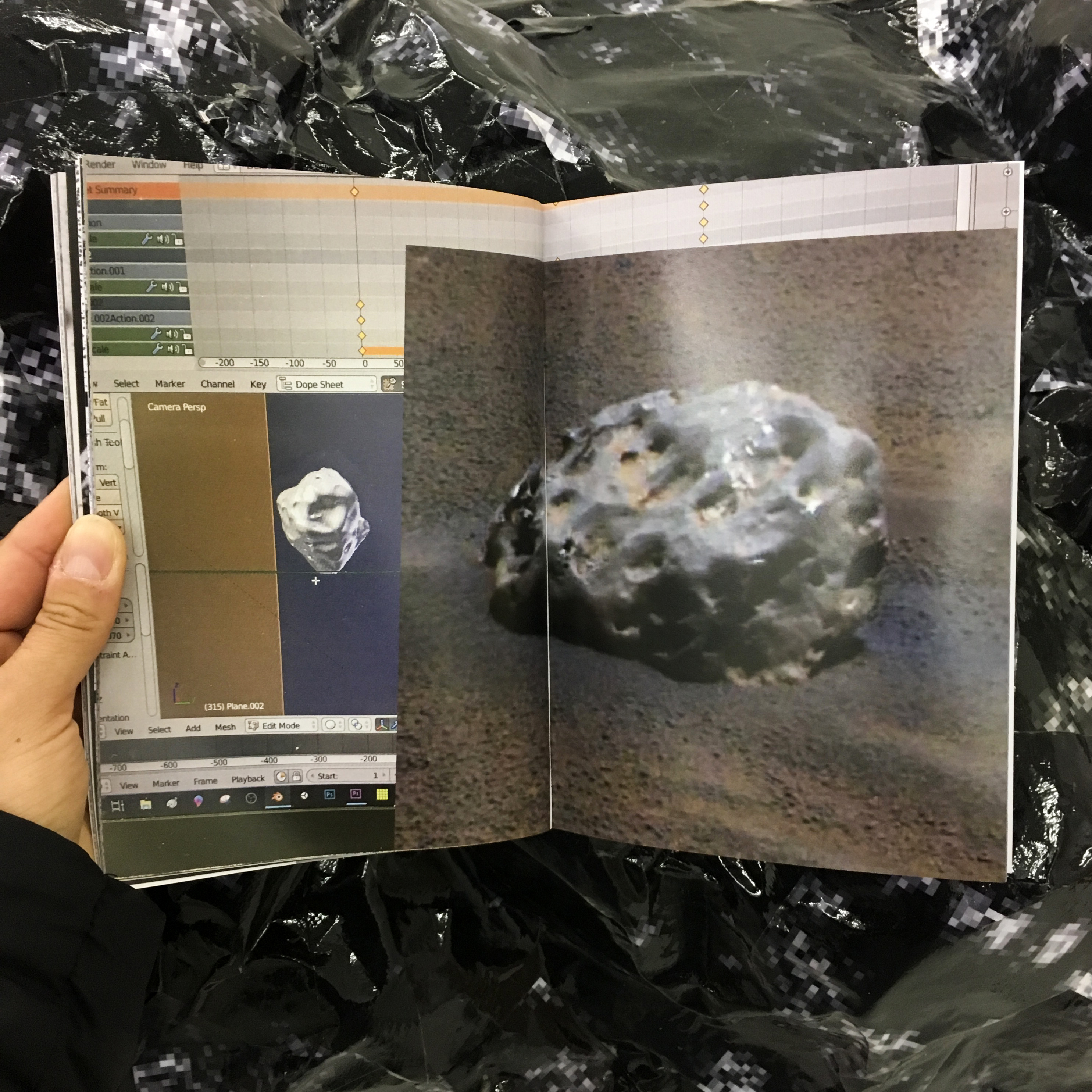 © katherina heil publication art process work book booklet sensory thresholds passerby nida art colony cbk rotterdam